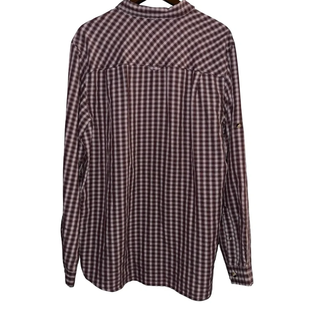 The‎ North Face Plaid Hiking Shirt Lightweight Outdoor Travel Button Up Gorpcore